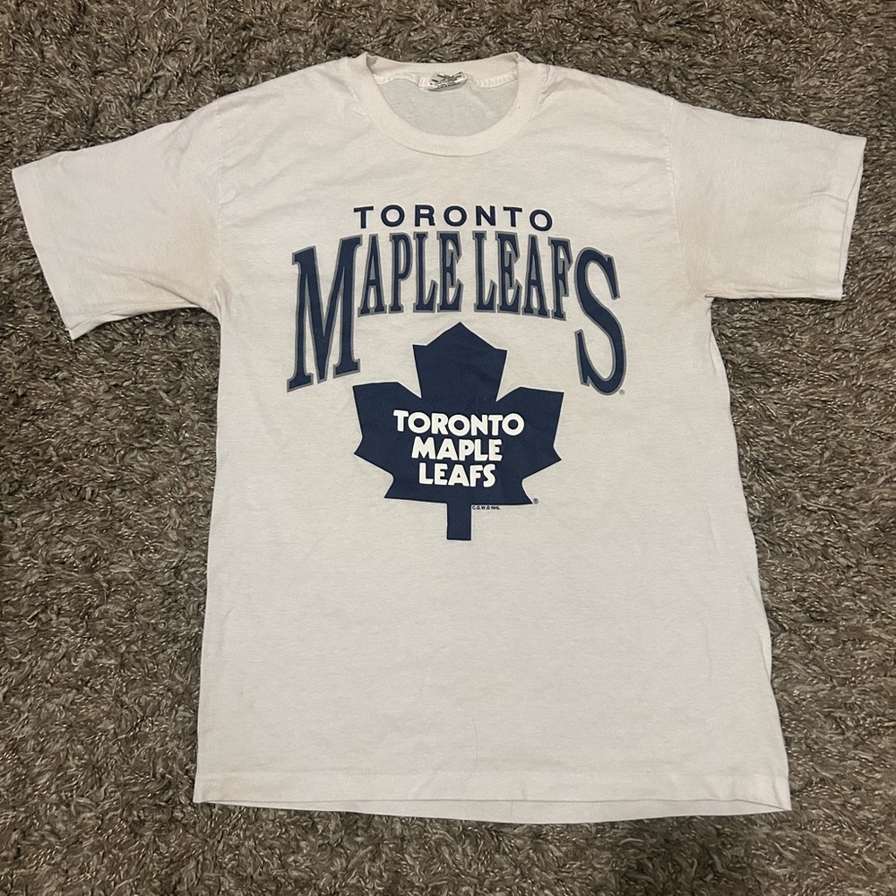 Vintage White Toronto Maple Leafs Tee